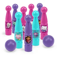 Zabawki i gry sportowe - Gabby's dollhouse kręgle w kartonie zestaw Wader 82190 - miniaturka - grafika 1