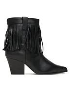 Botki damskie - Aldo Botki Jollene 14088517 Czarny - miniaturka - grafika 1