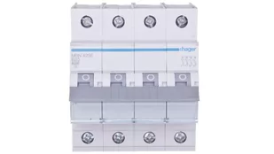 Hager Wyłącznik nadprądowy MBN425E 4P B25 MBN425E - Bezpieczniki elektryczne - miniaturka - grafika 1