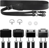 Paski, szelki, uprzęże foto - UNIWERSALNA REGULOWANA SMYCZ PASEK NA SZYJĘ DO KONTROLERA DJI RC / RC 2 / RC PRO / RC PRO 2 CZARNA 2.5CM - miniaturka - grafika 1