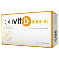 Witaminy i minerały - Ibuvit D3 4000IU, 150 kapsułek - miniaturka - grafika 1