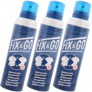 3 x Spray Przeciw Zagnieceniom - Eliminator Zagnieceń - ZESTAW 3szt x 185ml - Akcesoria i części do żelazek - miniaturka - grafika 1