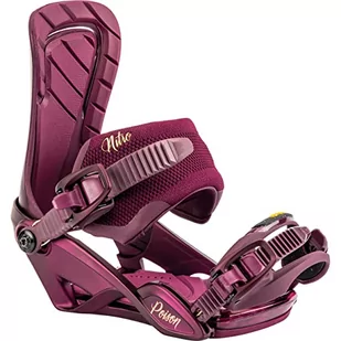 Nitro Damski Poison '23 All Mountin Freeride wiązanie snowboardowe, wino, S/M - Wiązania snowboardowe - miniaturka - grafika 1