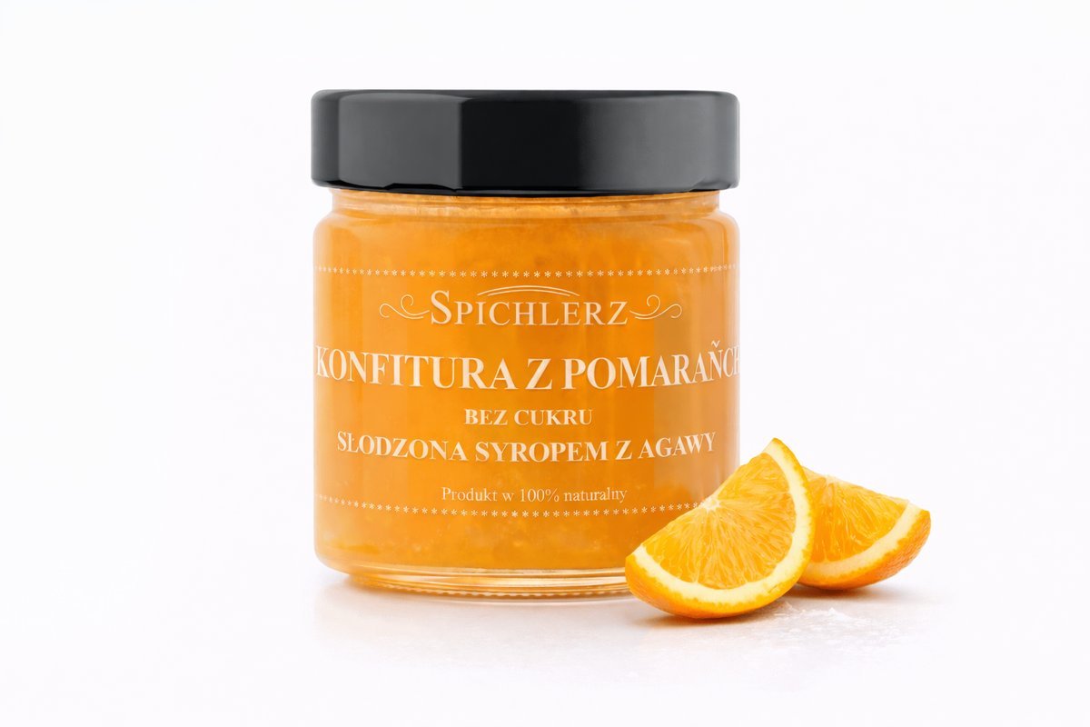 Bez cukru Konfitura z pomarańczy 100g