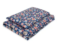 Pościel dla dzieci - Pościel dla niemowląt 2-częściowa bawełniana- lisia rodzinka na niebieskim - miniaturka - grafika 1