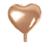 Balony i akcesoria - GoDAN Balon Serce 18" różowe-złoto, hitowy kolor sezonu BFOL/7401-5 - miniaturka - grafika 1