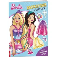 Książki edukacyjne - Barbie dreamtopi Brokatowe ubieranki - miniaturka - grafika 1