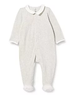 Piżamy chłopięce - Petit Bateau Zestaw piżamy Unisex-Bimbi, Beluga Chine, 0 miesięcy - grafika 1