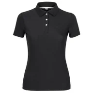 Koszulki jeździeckie - Koszulka polo EQ.QUEEN Andrea 25SS damska Kolor: black, Rozmiar: XS - miniaturka - grafika 1