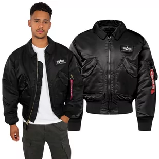 Kurtka Alpha Industries CWU-45 100102 03 - Czarna - Odzież taktyczna i umundurowanie - miniaturka - grafika 1