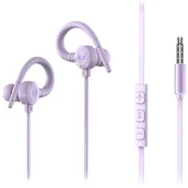 Słuchawki - Sportowe Słuchawki Douszne do Biegania Liliowe Mikrofon Pilot Fresh n Rebel - miniaturka - grafika 1