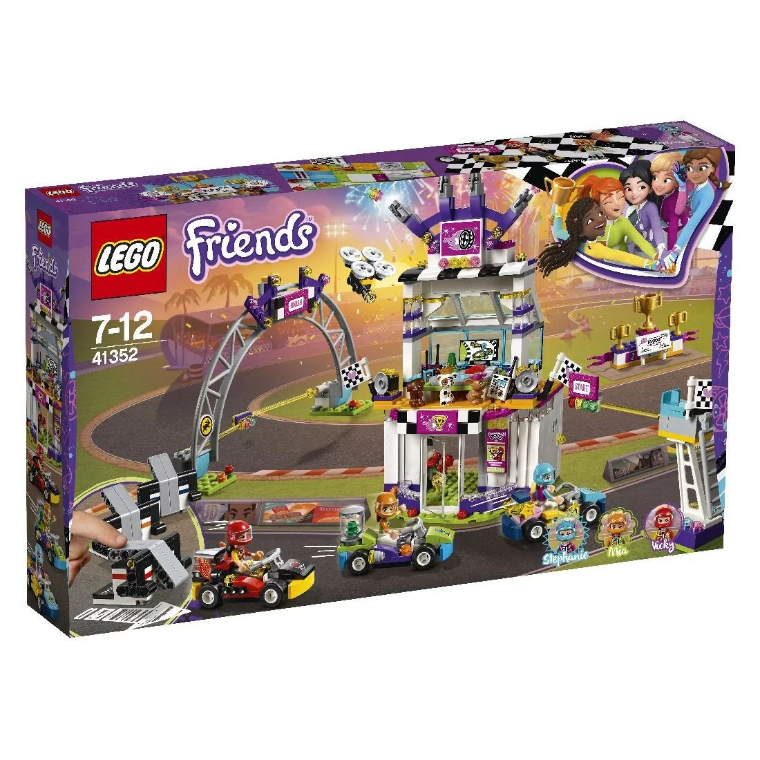 LEGO Friends Dzień wielkiego wyścigu 41352