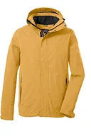 Kurtki męskie - Killtec Męska kurtka funkcyjna / kurtka outdoorowa z odpinanym kapturem KOS 87 MN JCKT_XENIOS; ciemnożółta, 4XL, 39147-000 - miniaturka - grafika 1