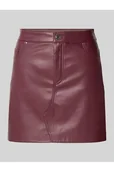 Spódnice - Spódnica mini z imitacji skóry model KATE - Noisy May - miniaturka - grafika 1