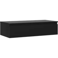 Szafki łazienkowe - Mexen Orio szafka łazienkowa podumywalkowa 100 cm z blatem, 1 szuflada, czarna mat - 91A10-10023-1-BFC71 - miniaturka - grafika 1