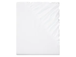 LIVARNO home Prześcieradło z gumką z flaneli, 90-100 x 200 cm (Biały) - Prześcieradła - miniaturka - grafika 1