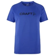 Koszulki sportowe męskie - Koszulka męska Craft CORE Unify Logo Rozmiar: L / Kolor: niebieski/szary - miniaturka - grafika 1