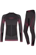 Odzież sportowa dziecięca - Komplet bielizny termoaktywnej dla dziewczynek Alpinus Mora Set SI8937 różowy - miniaturka - grafika 1