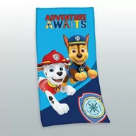 Okrycia kąpielowe dla dzieci - Ręcznik dziecięcy 70x140 Psi Patrol niebieski kolorowy bawełniany PP 16 BT - miniaturka - grafika 1