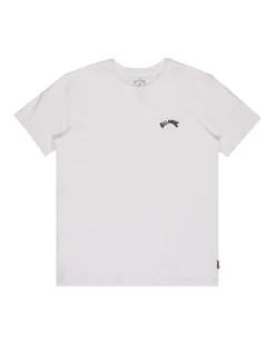 Billabong Top z dzianiny z krótkim rękawem Arch Crew SS Kids Biały XL - Koszulki i topy damskie - miniaturka - grafika 1