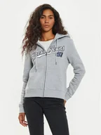 Bluzy damskie - Guess Jeans Bluza W4BQ03 KC811 Szary Regular Fit - miniaturka - grafika 1