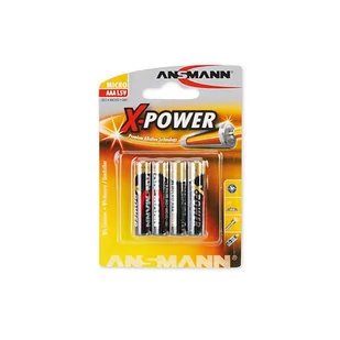 Ansmann 1x4 Alkaline Micro AAA X-Power 5015653 - Baterie i akcesoria - miniaturka - grafika 1