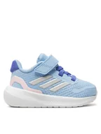Buty dla dziewczynek - adidas Sneakersy Runfalcon 5 IE8600 Niebieski - miniaturka - grafika 1