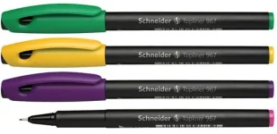 Zestaw cienkopisów Topliner 967 0,4mm 4 kolory - Schneider - Cienkopisy - miniaturka - grafika 1