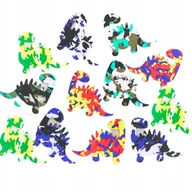 Zabawki kreatywne - Naklejki piankowe Craft Universe 12 szt. DINOZAURY - miniaturka - grafika 1