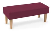 Ławki do przedpokoju - Dekoria.pl Dekoria.pl Ławka Plum śliwkowy) 100 × 40 × 40 cm Cotton Panama 197-702-32 - miniaturka - grafika 1