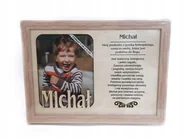 Ramki na zdjęcia - Ramka zdjęcie MICHAŁ urodziny prezent GADŻET niego - miniaturka - grafika 1