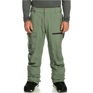 Męskie Spodnie QUIKSILVER UTILITY PT EQYTP03140-GNB0 – Oliwkowy - Spodnie narciarskie - miniaturka - grafika 1