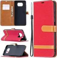 Etui i futerały do telefonów - Pokrowiec König Design kompatybilny z etui na telefon komórkowy Xiaomi Poco X3 ze skóry syntetycznej - Etui na telefon komórkowy czerwone - miniaturka - grafika 1