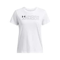 Koszulki i topy damskie - Damska Koszulka z krótkim rękawem UNDER ARMOUR UA W BL PACK SS 1386847-100 – Biały - miniaturka - grafika 1