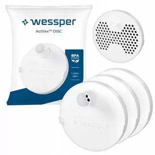 3x Dysk Wessper Actitex Disc do butelka tritanowa na wodę Wessper i innych - Wkłady filtrujące - miniaturka - grafika 1