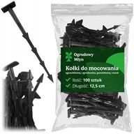 Agrowłókniny - KOŁKI SZPILKI DO AGROWŁÓKNINY AGROTKANINY KOTWY UNIWERSALNE 12,5 cm 100 szt - miniaturka - grafika 1