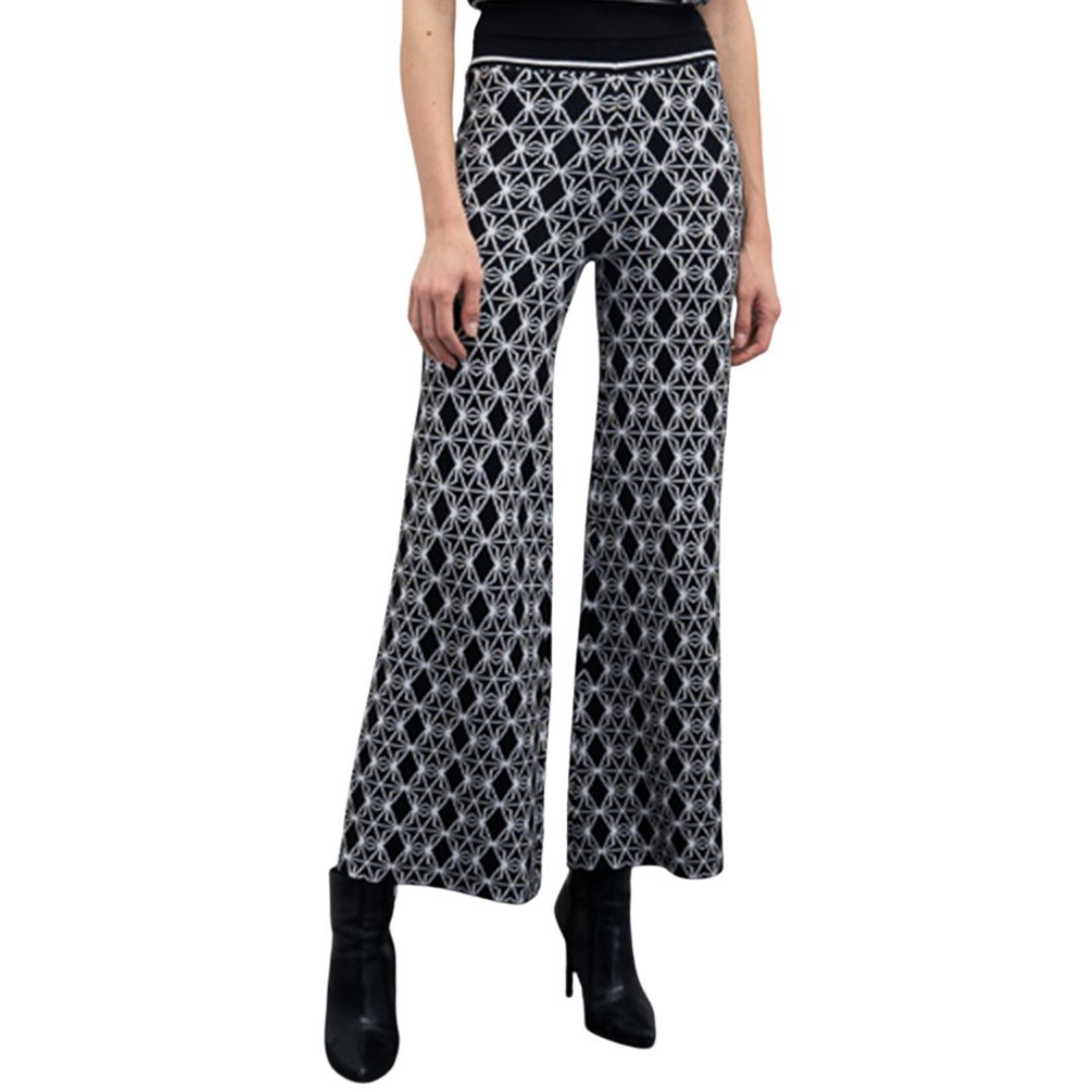 Goa Goa spodnie jogger in sweter jacquard modello Chezzy con vita elasticizzata e polsini a costine