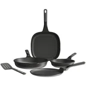 Zestawy garnków i patelni - Zestaw patelni BERGHOFF Leo Stone+ (5 elementów) - miniaturka - grafika 1