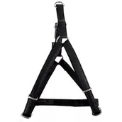 Szelki dla psów - Zolux Szelki regulowane Mac Leather do 15mm Czarne [522055NO] 6301 - miniaturka - grafika 1