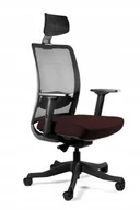 Fotele i krzesła biurowe - Fotel biurowy, ergonomiczny, Anggun, cocoa, czarny - miniaturka - grafika 1