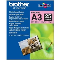 Papier do drukarek - Brother paper 25 sheets matt A3 (BP60MA3) - miniaturka - grafika 1