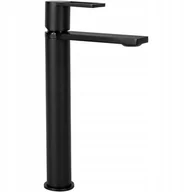 Baterie umywalkowe - Rea Bateria umywalkowa Flip Black Wysoka B2007 - miniaturka - grafika 1