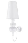 Lampy ścienne - Kinghome Kinkiet QUEEN WALL WHITE 015-queen wall biały 1018W2,WHITE - miniaturka - grafika 1