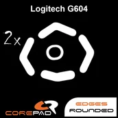 Podkładki pod mysz - 2 x CorePad Ślizgacze Logitech G604 - miniaturka - grafika 1