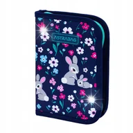 Piórniki - PIÓRNIK SZKOLNY ROZKŁADANY Z WYPOSAŻENIEM DLA DZIEWCZYNKI KRÓLICZEK BUNNY - miniaturka - grafika 1