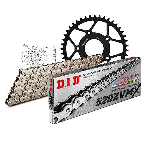 Zestaw łańcuchów DID stal 520ZVM-X / 116 Endless do Cagiva River 600 ccm rok prod. 1995-1997