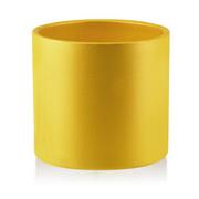 Donice - AVA Osłonka ceramiczna 12,5xh11,7cm żółta - miniaturka - grafika 1