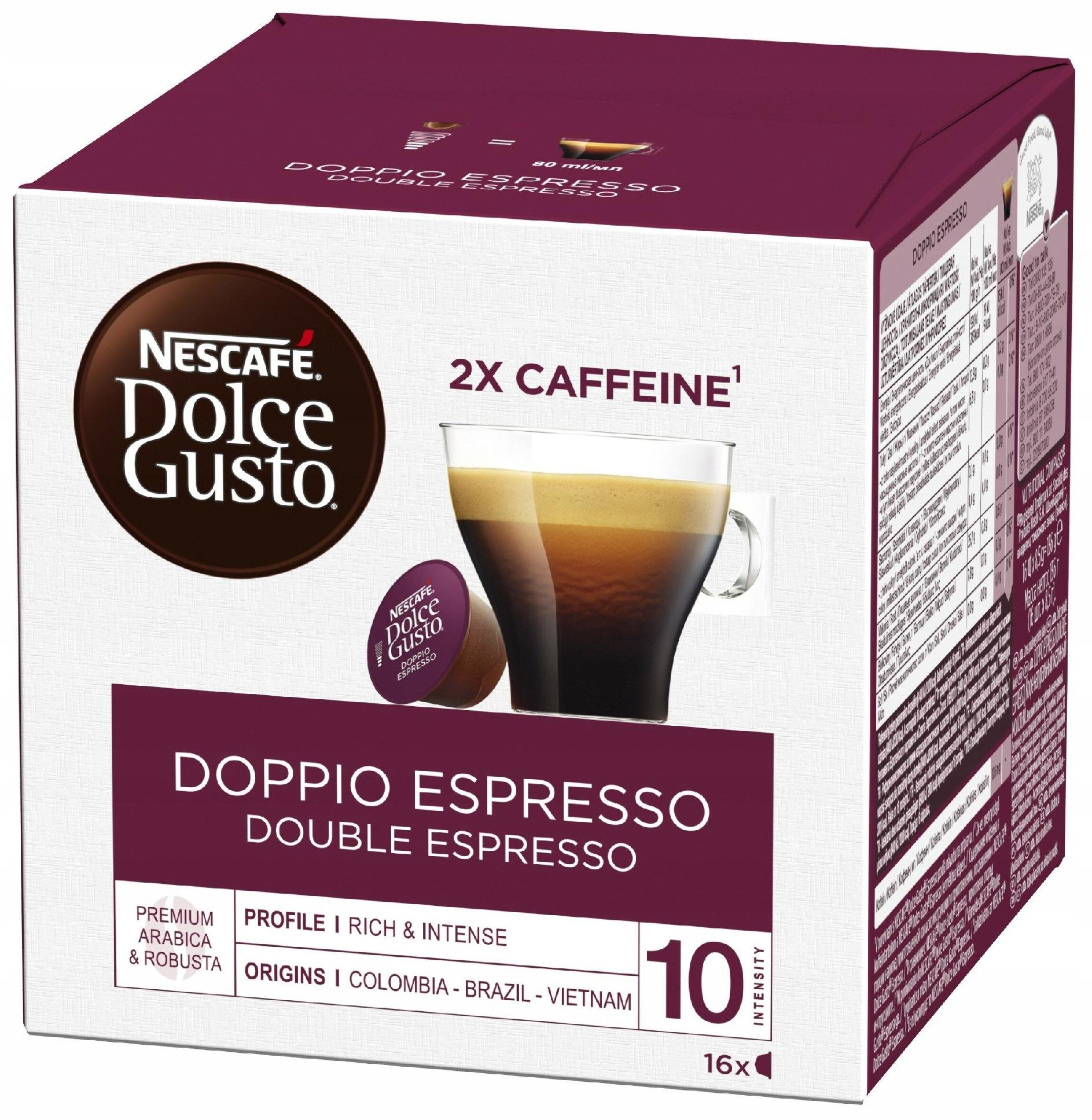 Kawa Nescafe Dolce Gusto Doppio Espresso 16 sztuk
