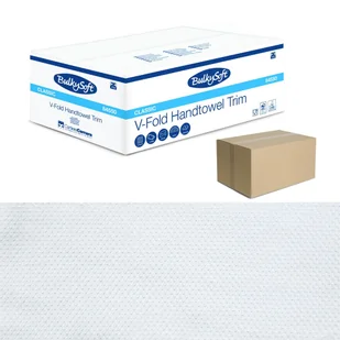 Ręcznik papierowy w listkach krótki 21x21cm składany typu ZZ V-FOLD 3150szt biały 2 warstwy 4op - Ręczniki papierowe - miniaturka - grafika 1