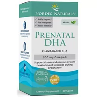 Witaminy i minerały - Omega Pharma NORDIC NATURALS NORDIC NATURALS Vegan Prenatal DHA (Wegańskie 3 - Wsparcie w Czasie Ciąży) 60 kapsułek żelowych - miniaturka - grafika 1